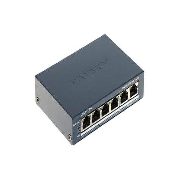 Switch PoE Quản Lý Thông Minh Hikvision DS-3E1506P-EI/M – 6 Cổng Gigabit, 4 Cổng PoE