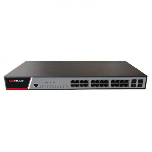 Switch Gigabit Quản Lý Thông Minh Hikvision DS-3E2528(B) – 28 Cổng Gigabit, 24 Cổng RJ45 + 4 Cổng SFP