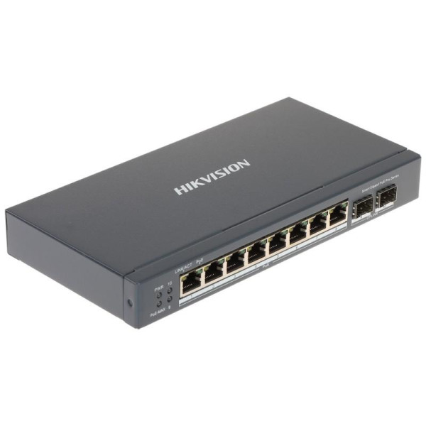 Switch PoE Quản Lý Thông Minh Hikvision DS-3E1510P-SI – 10 Cổng Gigabit, 8 Cổng PoE