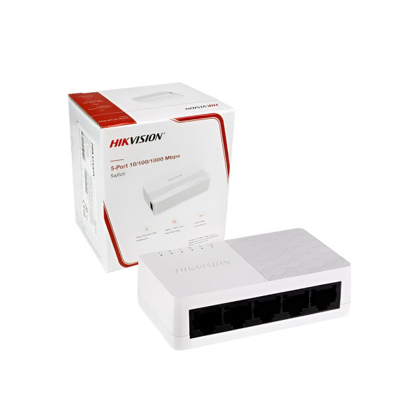Switch mạng Gigabit 5 cổng Hikvision DS-3E0505-O